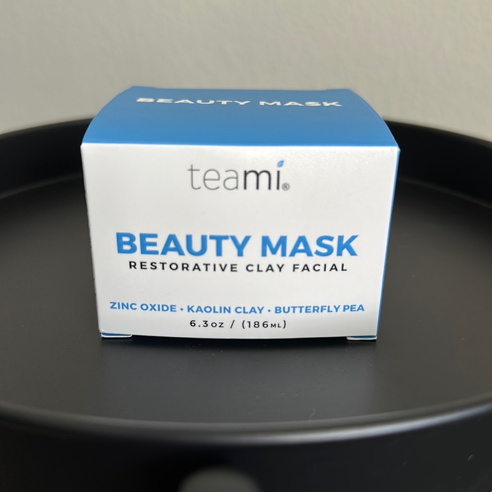 Teami Beauty Mask restorative clay facial NEW